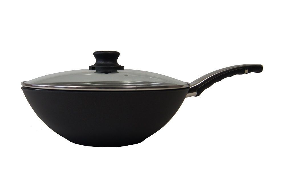 Сковорода "WOK", со стеклянной крышкой, в подарочной упаковке 5001 38 30 1